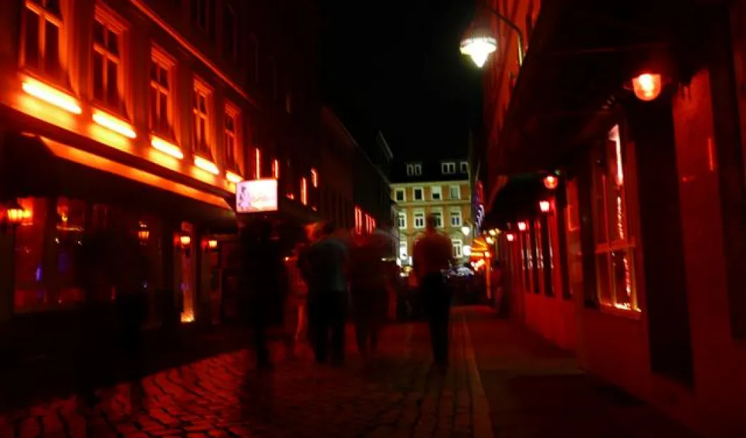 Reeperbahn v Hamburku